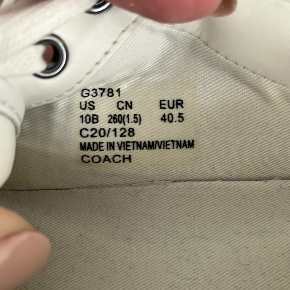 Coach‎ porter Leather women sneakers - Picture 6 of 6